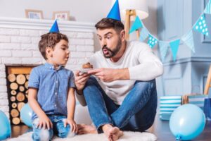 1 Jahr Aktive Vaterschaft, Geburtstag, Feier, Party, Vaterwelten